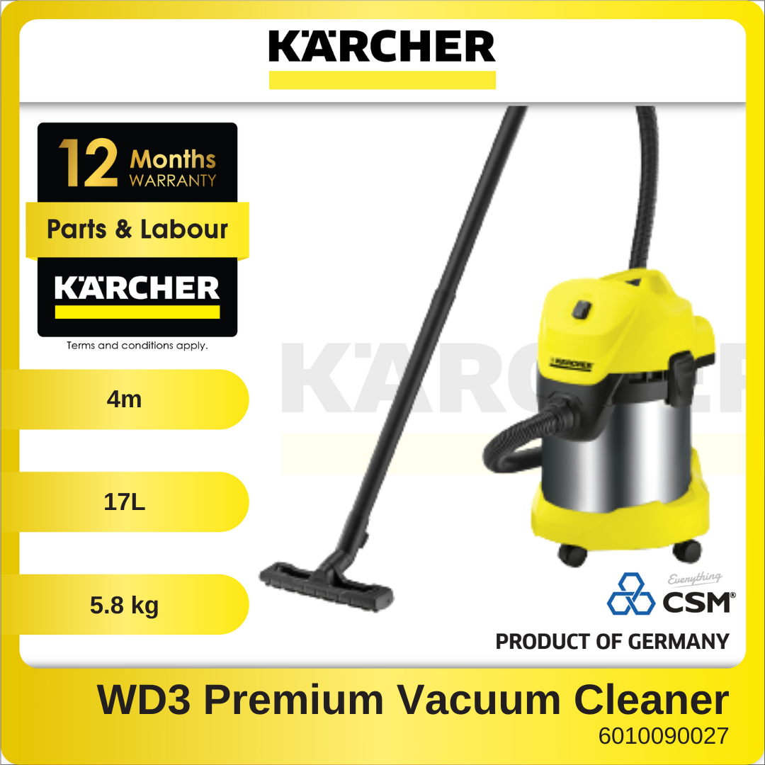 KARCHER Wet & Dry Vacuum Cleaner 17L WD-3
