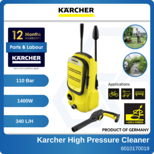 6010170019 K2-Compact Karcher High Pressure Cleaner 110Bar 340lh 1400W 240V (rp1.673-121.0) 1.673-500 (1)