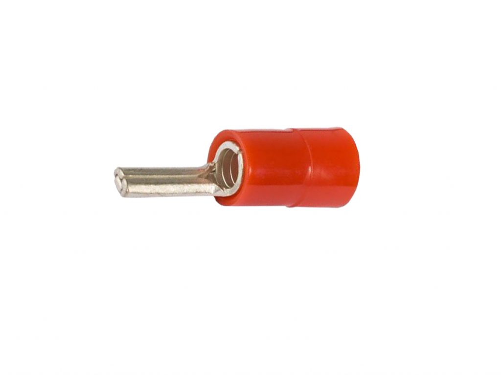 10p PTV1.25-13-1.5mm Red Pin Lug Insulated CSM Connector Terminal ...