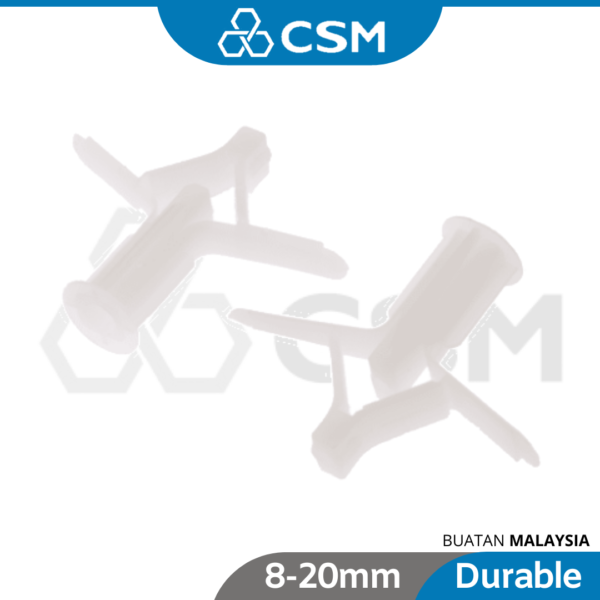 606016012610-CSM Butterfly Wall Plug SPT M10 [8-20mm]