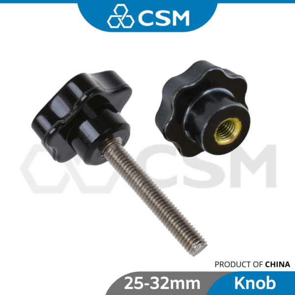8080040124-CSM Internal External Thread Star Knobs M5 M6 M8 M10 M12 M16 [25-32mm_