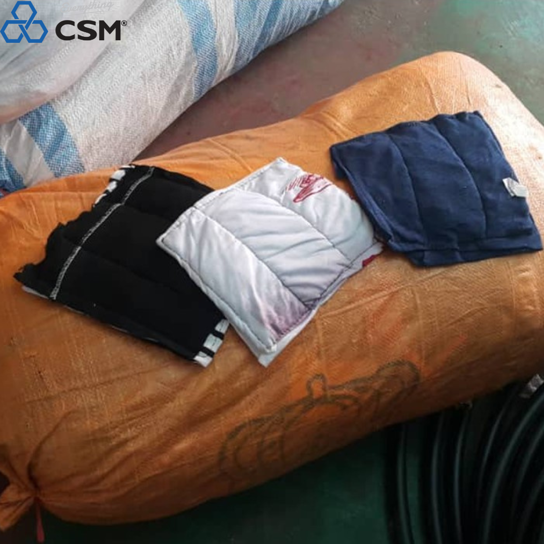 CSM Cotton rags/ Kain buruk - Color Sewing / Loose Color / Loose White  (19kg) / Kain Buruk Jahit