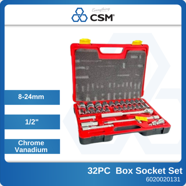 6020020131 32PC 8-24mm 12 Box Socket Set (1)