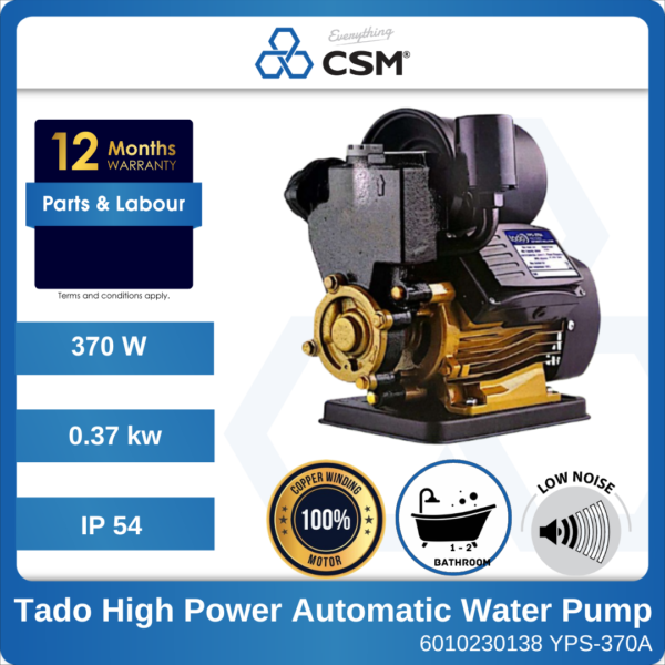 6010230138 YPS-370A 370W Tado High Power Automatic Water Pump (1)
