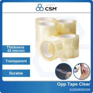 610008005306 1r Clear 24mmx40-50M OPP Tape D30-120B (1)